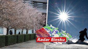 V Česku bude až 12 °C i déšť, na severu hrozí ledovka. Sledujte radar Blesku   