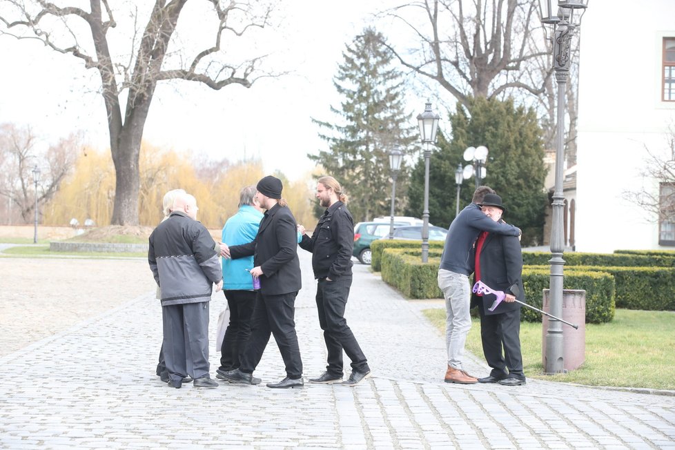 Pohřeb Radana Dolejše.