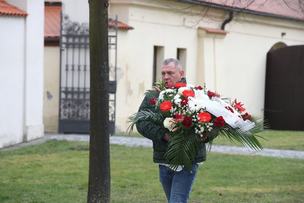 Pohřeb Radana Dolejše.