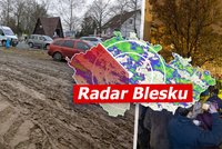 Vánoce budou blátivé a větrné. Kdy se vrátí zima? Sledujte radar Blesku