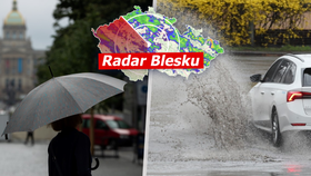 Konec týdne v Česku ovlivní studená fronta, sledujte radar Blesku (12. 4. 2023)