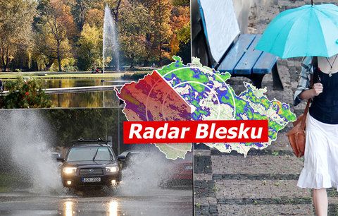 Předpověď na nový týden: Po sluníčku přijdou i bouřky a přeháňky, sledujte radar Blesku