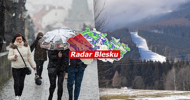 Na horách za čtvrtek napadne až 30 cm sněhu, jaro se k nám nechystá. Sledujte radar Blesku