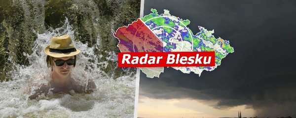 Na ČR se ženou silné bouřky, hrozí lijáky a kroupy. Teploty porostou k 35 °C, sledujte radar Blesku  