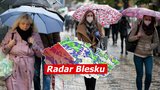 Vydatný déšť zvedl hladiny řek, místy platil první povodňový stupeň. Sledujte radar Blesku