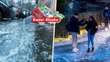 Ledovka v Česku: Kalamita na severu, orkán na Sněžce. Meteorologové rozšířili výstrahu. Sledujte radar Blesku