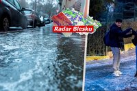 Zavřené silnice a nehody: Extrémní ledovka na Moravě a východě Čech komplikuje dopravu. Sledujte radar Blesku