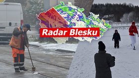 Teploty v Česku spadly k -22 °C. Třeskuté mrazy vystřídá déšť a ledovka, sledujte radar Blesku