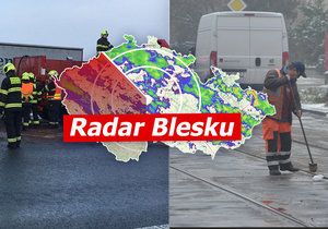 Extrémní ledovka v ČR, udeří tuhé mrazy. Teploty spadnou k -18 °C, sledujte radar Blesku.