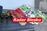 Ledovka trápí Česko, nasněžit má až 20 cm. Teploty spadnou k -18°C, sledujte radar Blesku