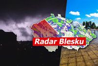 Česku se ukáže léto. Víkendových 26 °C protnou i bouřky, kroupy a lijáky, sledujte radar Blesku