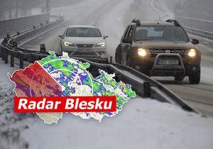 První den jara pod sněhem. Česko čekají sněhové přeháňky a ledovka, sledujte radar Blesku.