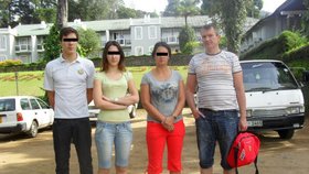 Radek Brezina s rodinou na dovolené 2011