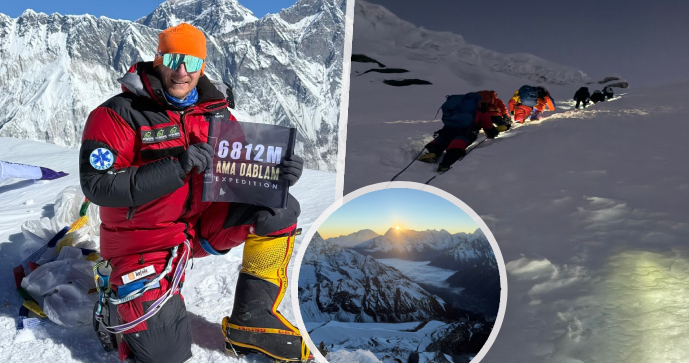 Měsíční expedice na horu Ama Dablam