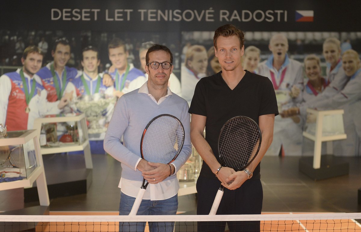Steven Radek GALERIE: Radek Štěpánek o dvouleté dceři Stelle: Už jsme jí dali raketu ...