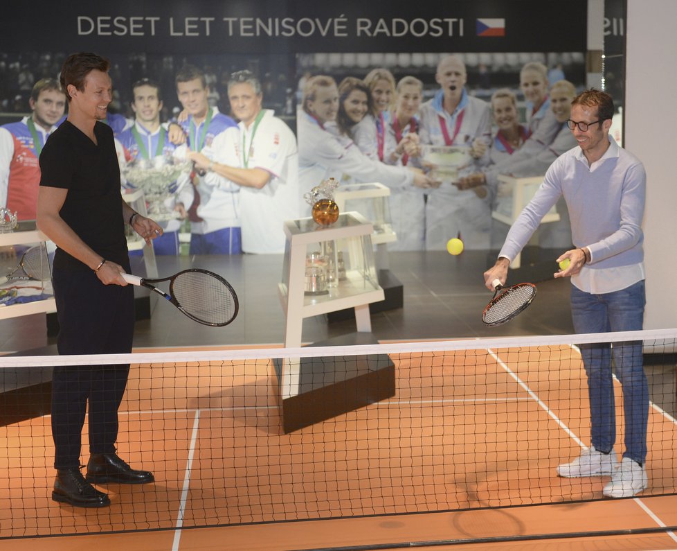 Tomáš Berdych a Radek Štěpánek.