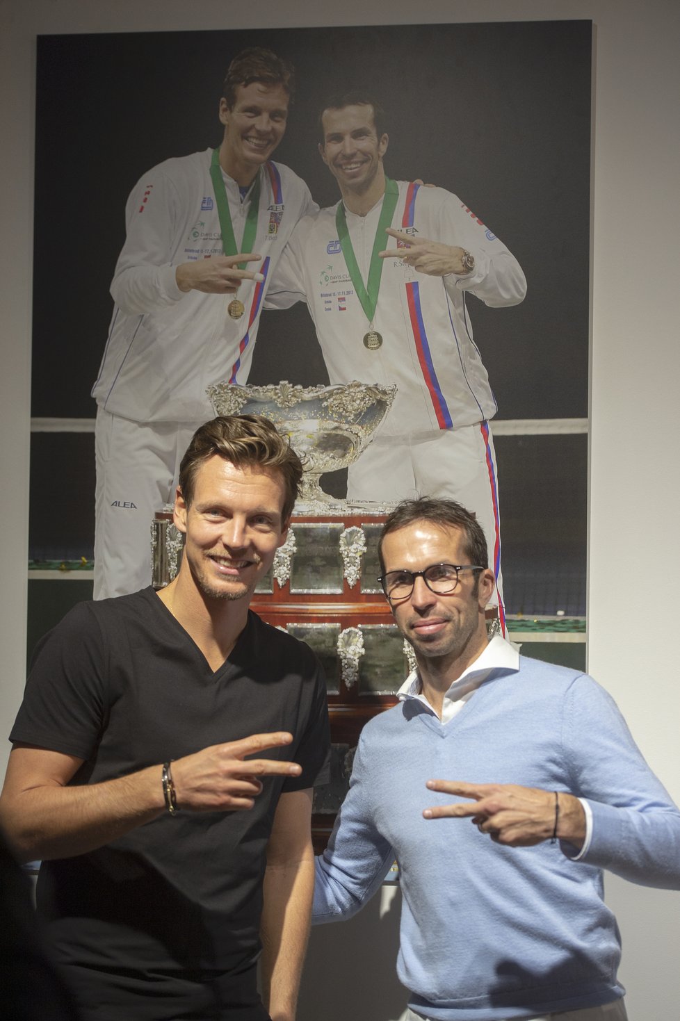 Tomáš Berdych a Radek Štěpánek.