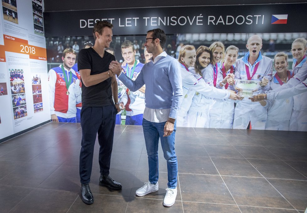 Tomáš Berdych a Radek Štěpánek.