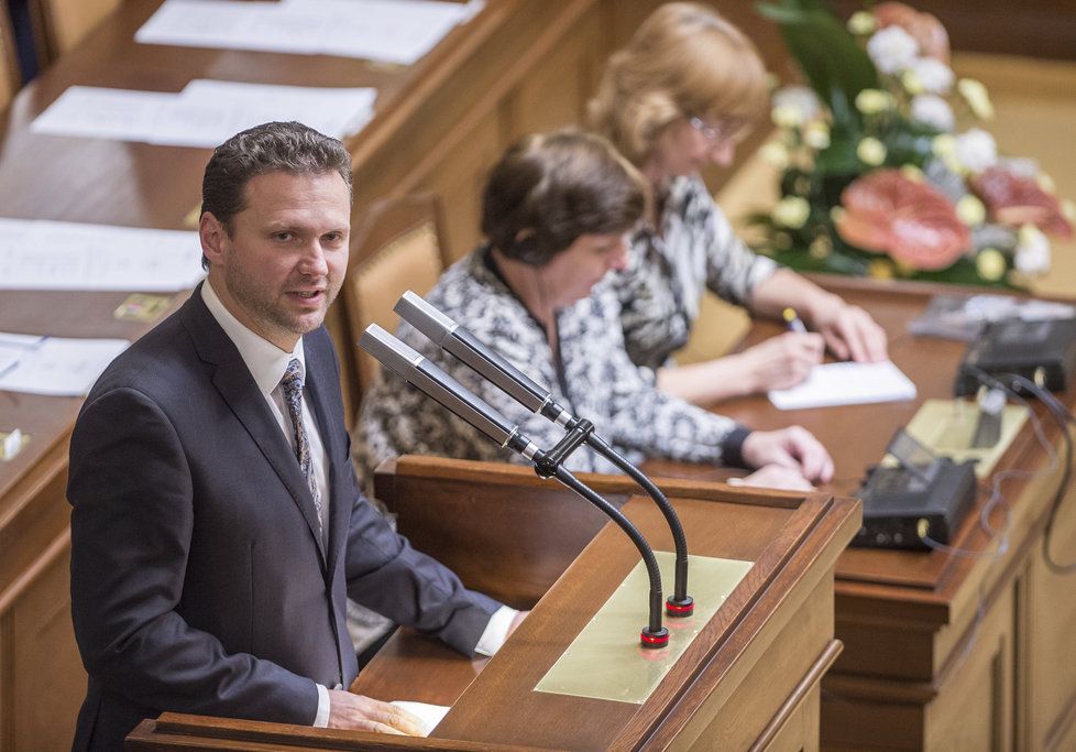 Radek Vondráček (ANO) byl na ustavující schůzi zvolen novým předsedou Poslanecké sněmovny