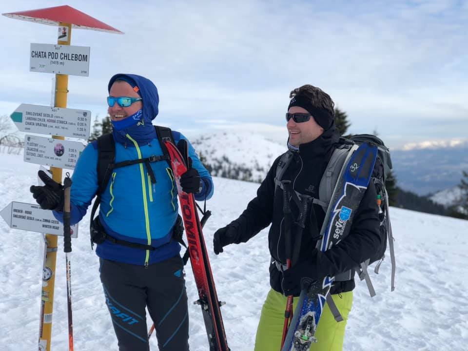 Skialpinista Radek Vondráček (ANO) ve slovenských Tatrách