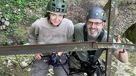 Markéta Radhi Šichtařová s novým manželem Jakubem Radhim. (Srpen 2025)