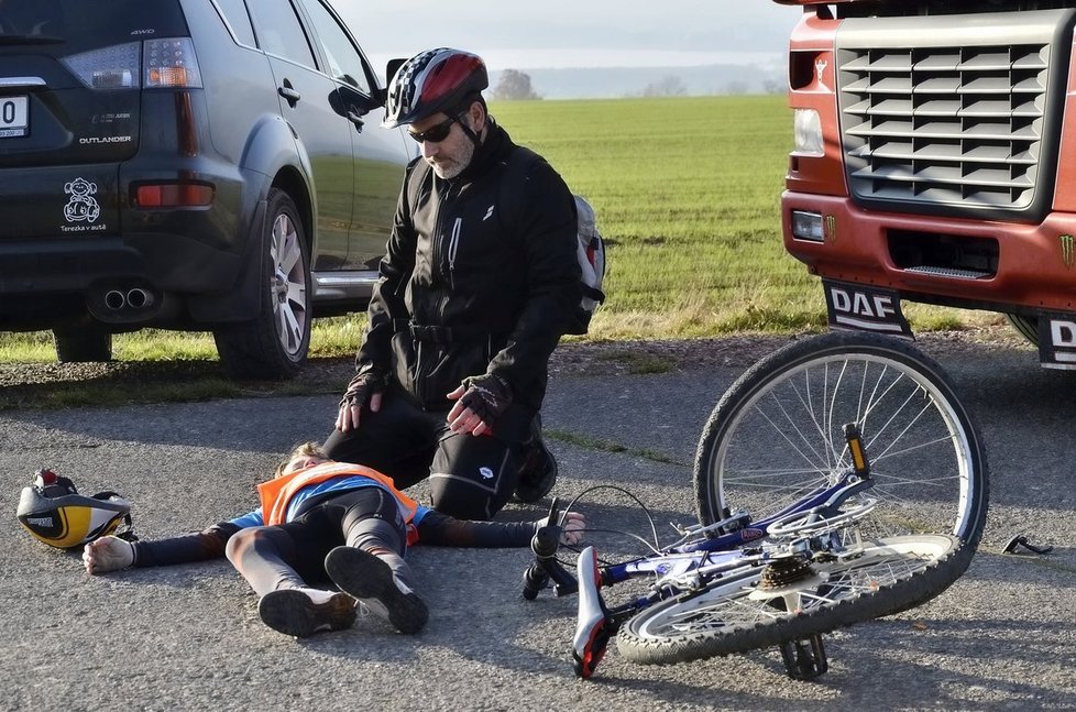 Radim Fiala v cyklu Stopy života při tragické scéně, kdy mu umře seriálový syn.