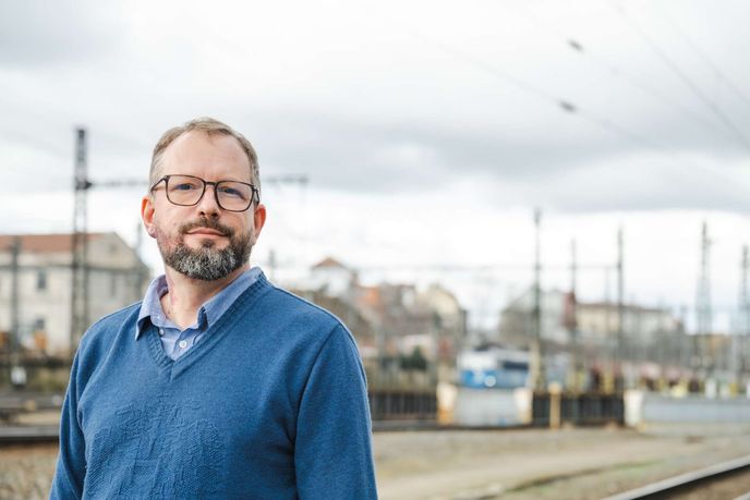 Ředitel ČD Cargo Radim Ječný. Ředitel ČD Cargo Radim Ječný.