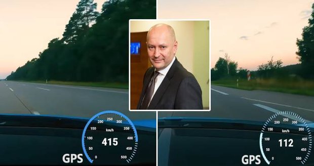 Český miliardář na dálnici testoval luxusní sporťák: Vytáhl to až na 417 km/h!