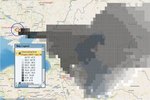 Ukrajinský Energoatom uveřejnil výpočet chování radioaktivního mraku v případě poškození jaderné elektrárny v Záporoží, kterou poškodilo ruské ostřelování v noci 4. března 2022.