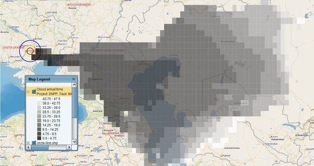 Výbuch jaderné elektrárny v Záporoží? Radioaktivní mrak by letěl do Ruska