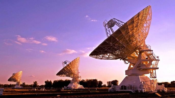 radioteleskopy v Austrálii, ilustrační foto radioteleskopy v Austrálii, ilustrační foto