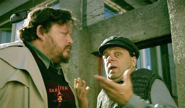 Radomil Uhlíř a Milan Šteidler ve filmu Skřítek.