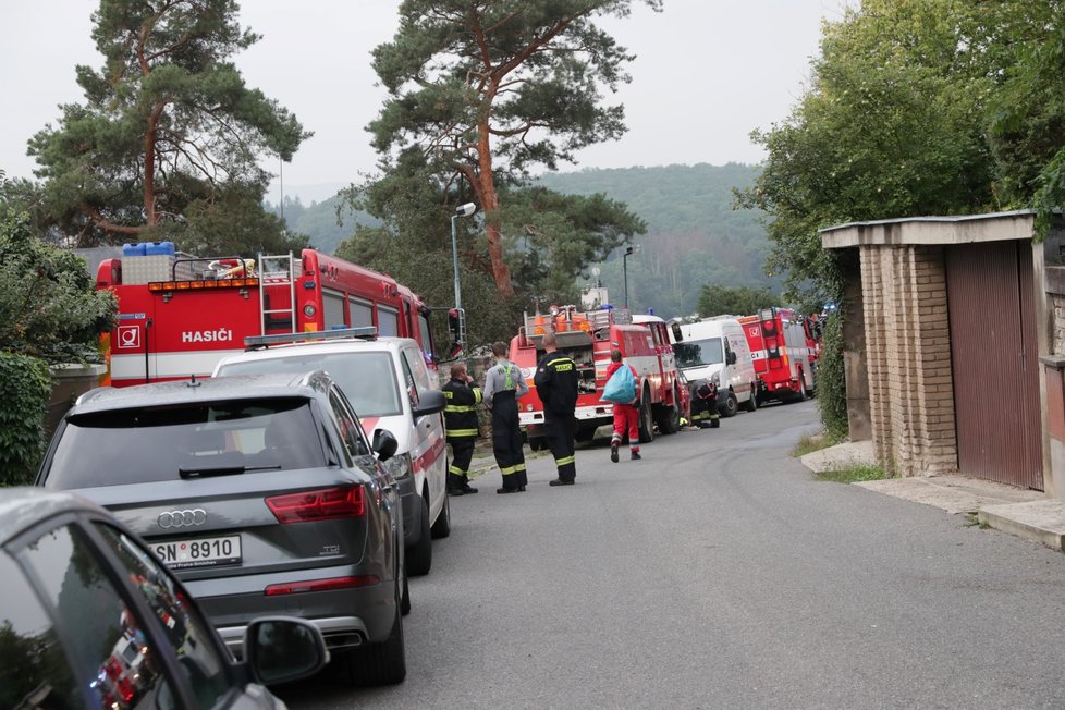 Požár ve vile Radovana Krejčíře (20. srpna 2019)