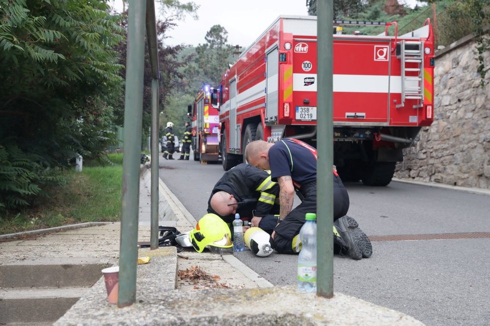 Požár ve vile Radovana Krejčíře (20. srpna 2019)