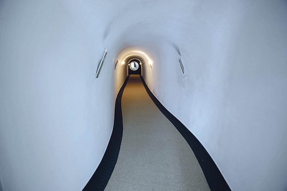 Černošická vila: Tunelová chodba