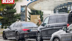 Přílet Romana Janouška ze svatby Radovana Vítka v Itálii