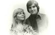 1975: Dagmar Havlová a Radvít Novák na svatebním oznámení.