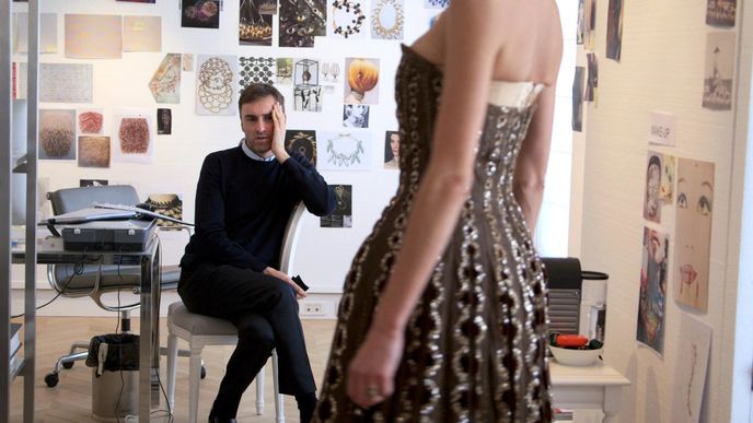 Raf Simons v době, kdy byl kreativním ředitelem Dioru