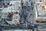 Následky izraelského útoku na Rafáh (29.12.2023)