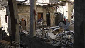Následky izraelského útoku na Rafáh (8.2.2024)