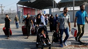 Složitá situace na hraničním přechodu Rafáh z Gazy do Egypta