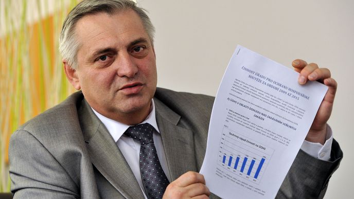 Současný šéf Úřadu pro ochranu hospodářské soutěže Petr Rafaj.