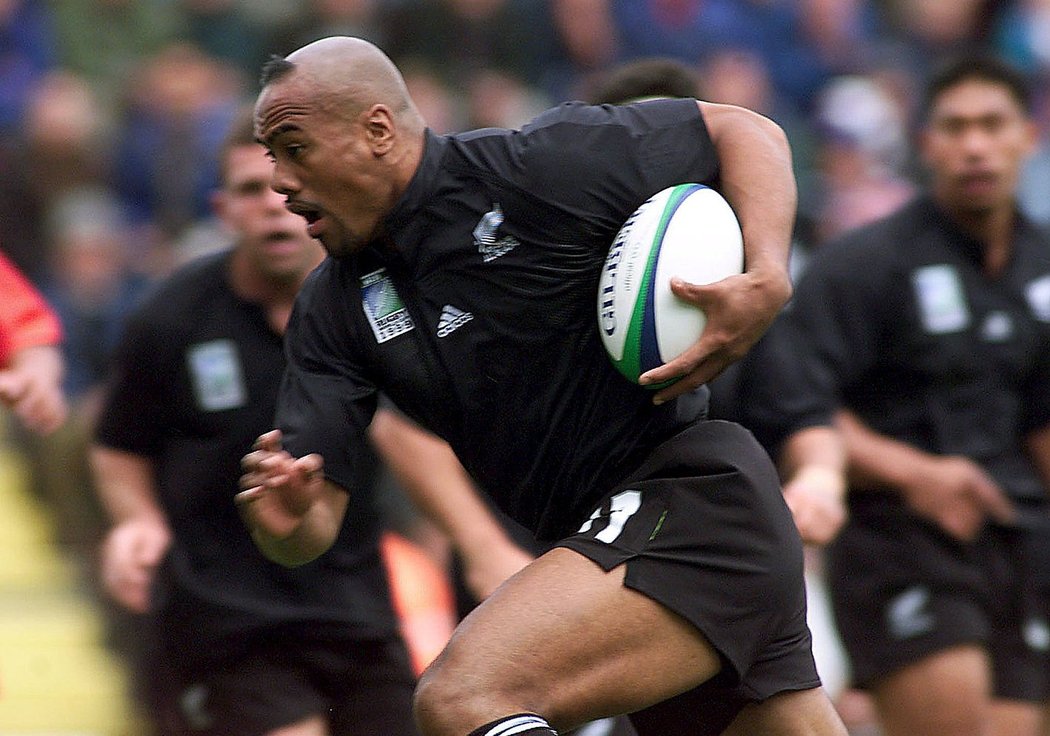 Ragbista Jonah Lomu zářil v dresu Nového Zélandu