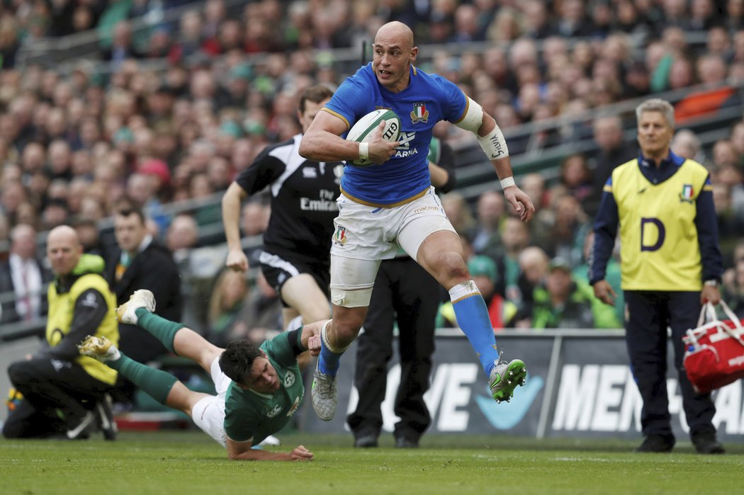 Sergio Parisse je kapitánem italské ragbyové reprezentace