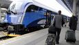 Railjet Českých drah na vídeňském Hlavním nádraží