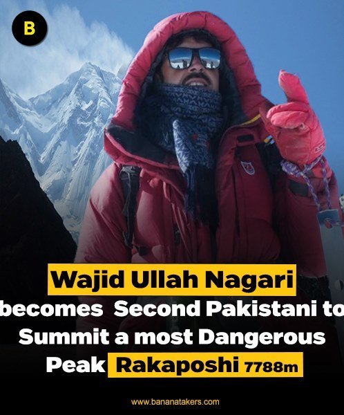 Pákistánský doprovod Jakuba a Petra je terpve druhým Pákistáncem, který stanul na vrcholu hory Rakapoši.