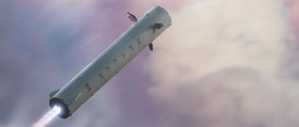 Raketa BFR  od SpaceX  se  po vynesení  nákladu dokáže  vrátit zpět  na Zem