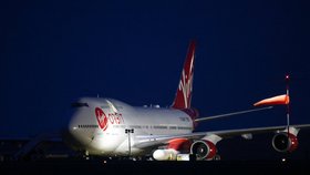 Boeing Virgin Orbit took off from British Cornwall, and will later launch a rocket with nine satellites.