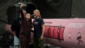 Raketa Flamingo nesoucí jméno po Daně Drábové (17.11.2025)