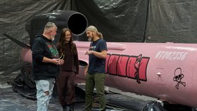 Raketa Flamingo nesoucí jméno po Daně Drábové (17.11.2025)